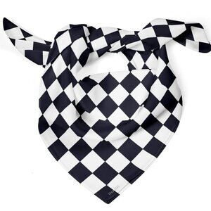 Vintage 80's SKA Bandana Checkered Black & White